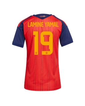 Billige Fotballdrakt Spania Lamine Yamal #19 Replika Hjemmedrakt Dame VM 2026 Kortermet Billige Fotballdrakt Spania Lamine Yamal #19 Replika Hjemmedrakt Dame VM 2026 Kortermet